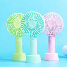 Quạt Mini Fan Có Pin Sạc Cầm Tay Tuỳ Chỉnh 3 Cấp Độ Siêu Mát Hàn Quốc