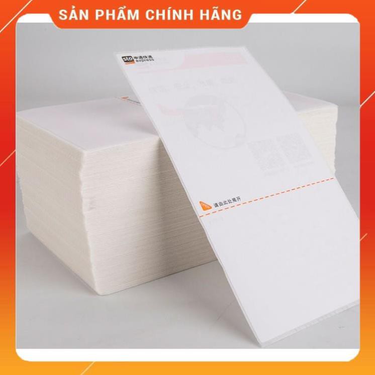 Giấy decal in Bill gửi hàng cho các sàn TMĐT  kích thước  10x15cm hay 100x150mm , 10x18cm hay 100x180mm bóc dán 3 lớp