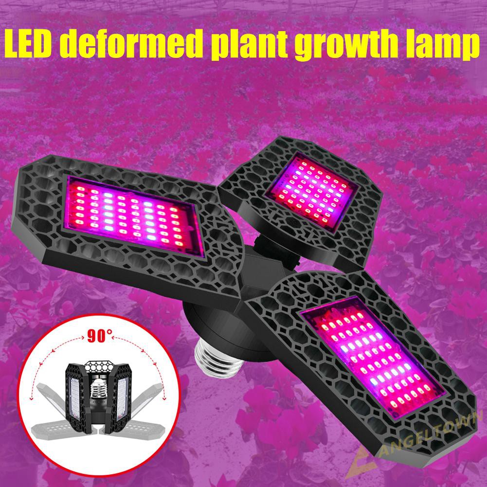 Đèn LED trồng cây trong nhà E27 / E26 màu xanh dương/đỏ có thể gấp gọn tiện lợi