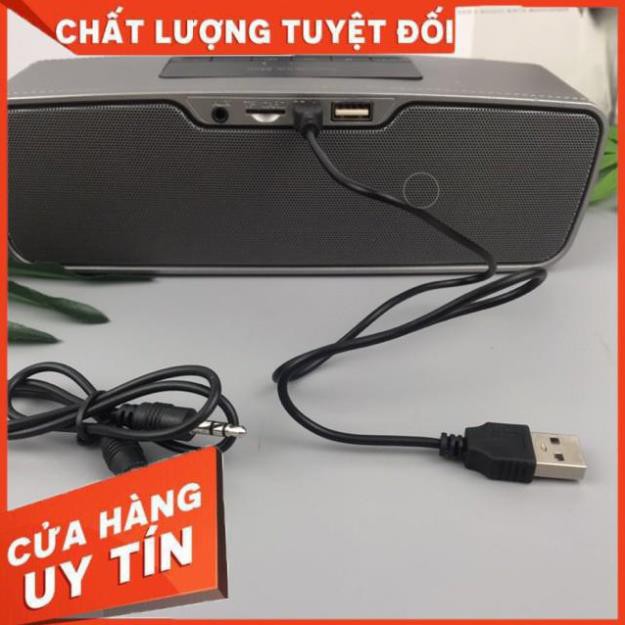Loa không dây Bluetooth cầm tay s2025 Bass kết nối USB, thẻ nhớ, Cổng 3.5, Đài Fm Vỏ Nhôm Sang Trọng