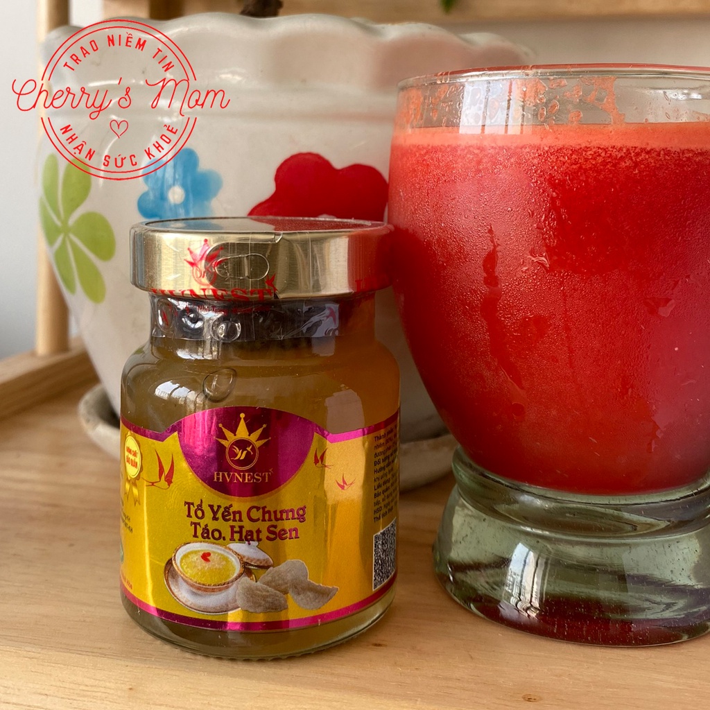 Tổ Yến Sào Chưng Táo Đỏ Hạt Sen Hoàng Việt (01 Hũ) Chưng Sẵn 70ml Chính Hãng Nha Trang Khánh Hòa Cho Người già, Người ốm