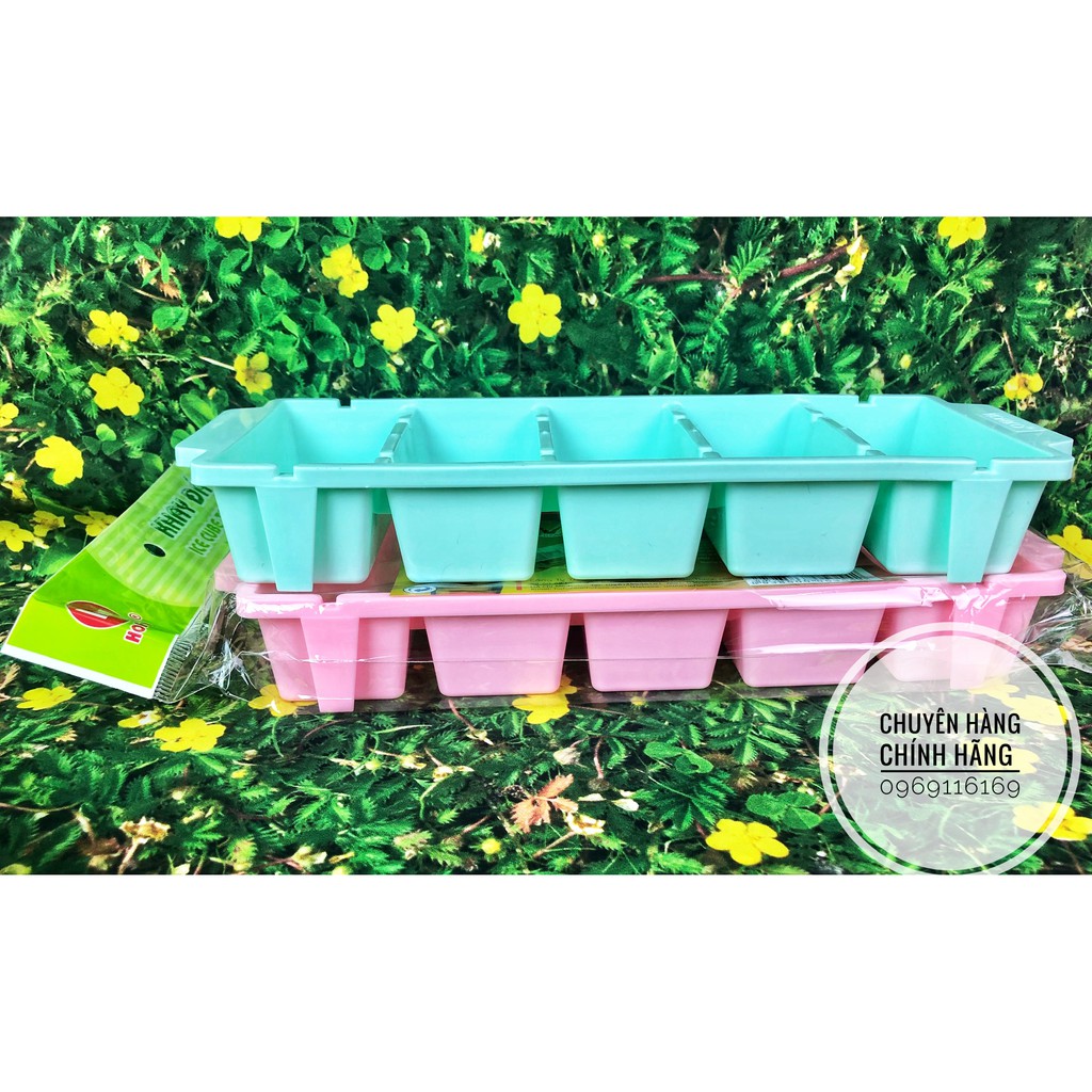 Khay đá nhựa cao cấp Hofaco 5 viên lớn HPL08 - Khay đá Hồng Phát dùng để làm đá uống bia