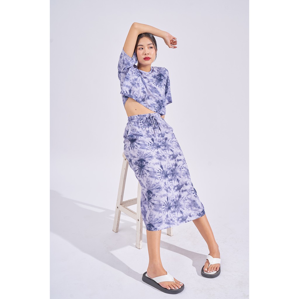 DOTTIE - Chân váy midi lưng thun S0083 | BigBuy360 - bigbuy360.vn