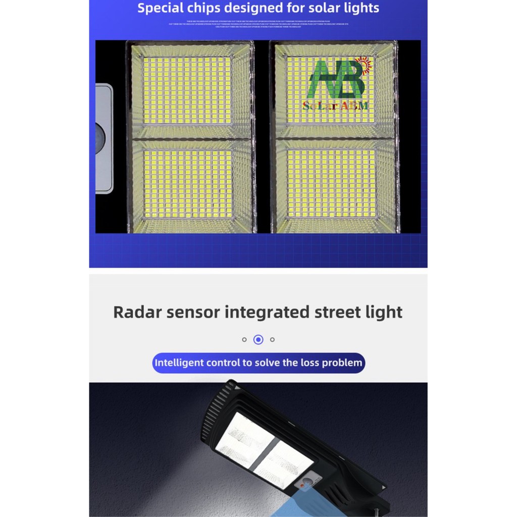 60W Đèn Đường Tấm Pin Liền Thể Năng Lượng Mặt Trời , Cảm Biến Chuyển Động , IP67 Chống Nước - mã : ABM-MG2160A ABM Solar