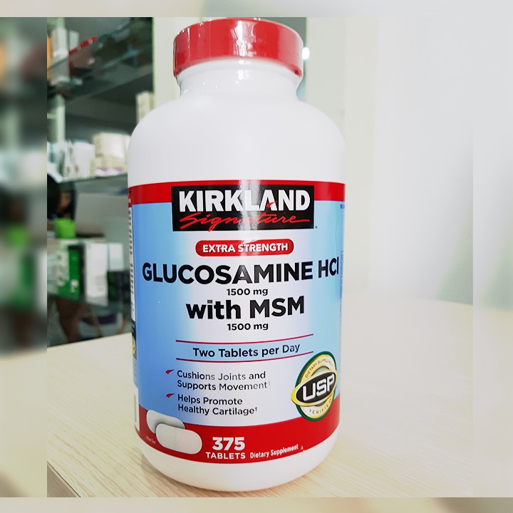Hỗ trợ xương khớp Glucosamine Kirkland 375 viên