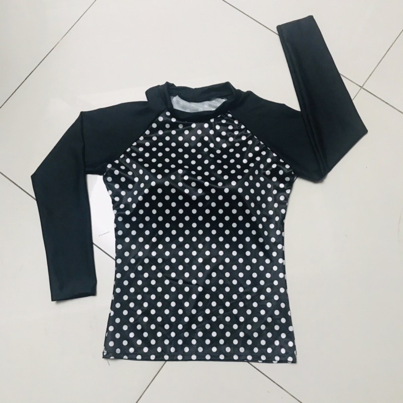 4  Mẫu Bộ Bơi Nữ Áo Tay Dài Mix Quần Sọc Siêu Hót [ free size 40-55 ký] | BigBuy360 - bigbuy360.vn