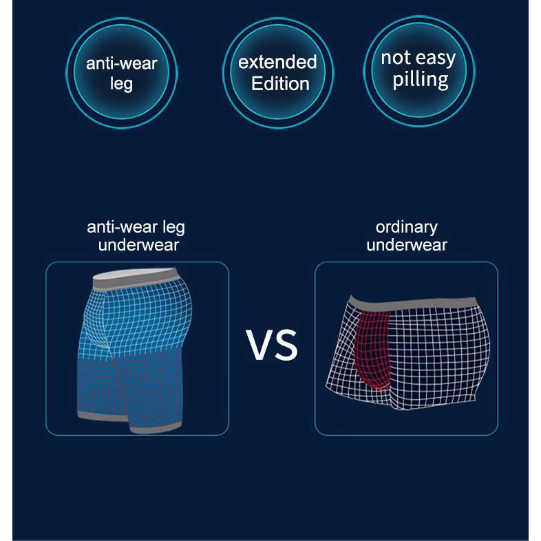 Quần Lót Boxer Ngắn Thoải Mái Cho Nam 016