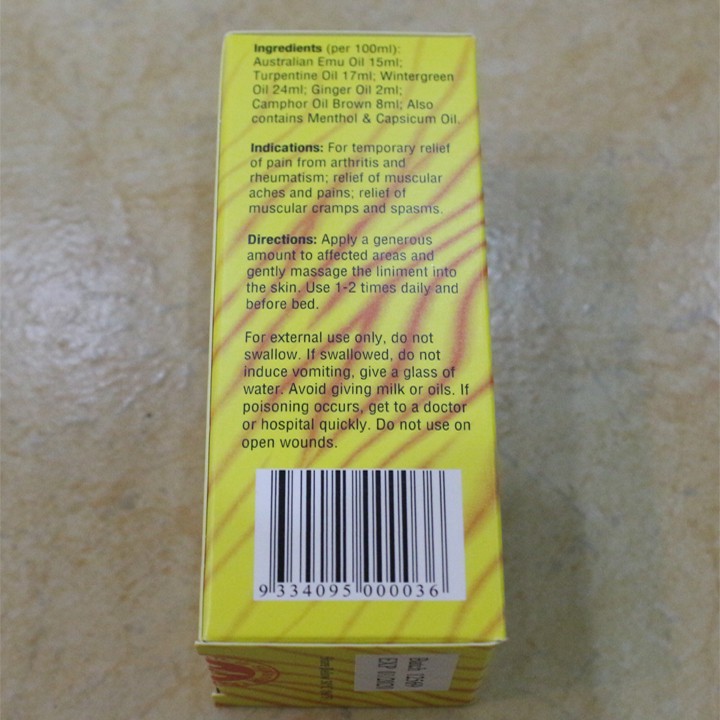 Dầu xoa bóp đà điểu Australia