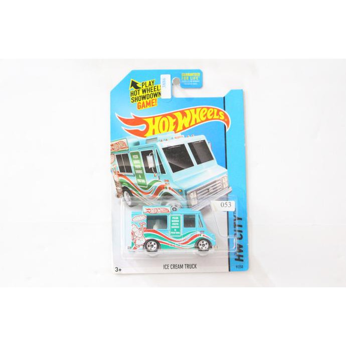 HOT WHEELS Mô Hình Xe Bán Kem Xinh Xắn Chất Lượng Thẻ