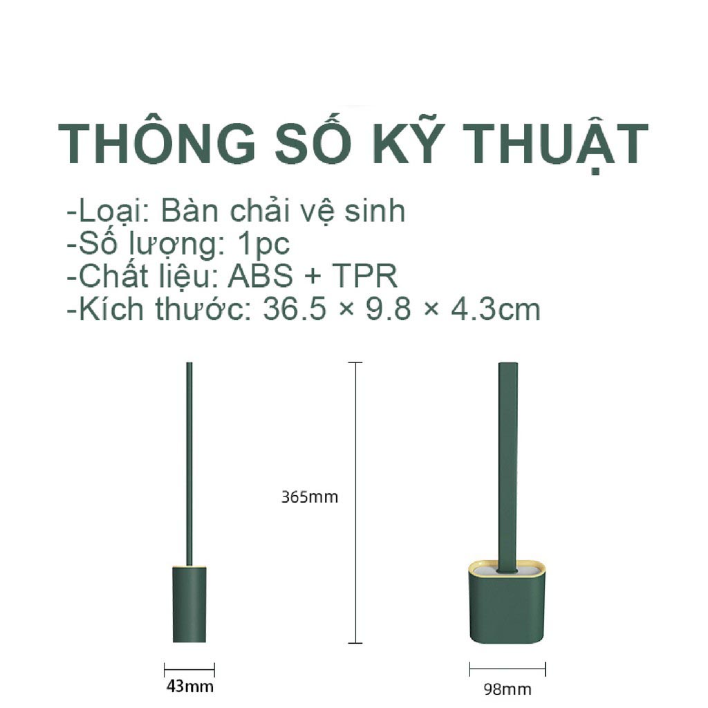 Cọ nhà vệ sinh , cọ bồn cầu toa-lét phòng tắm siêu sạch