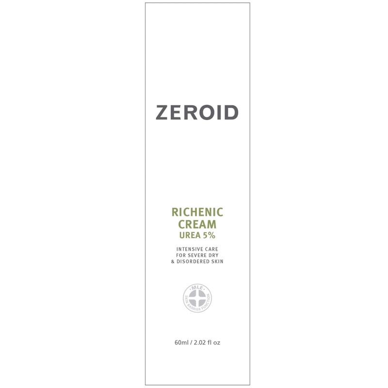 ZEROID - Richenic Cream Urea 5% | kem dưỡng ẩm chứa urê dịu da