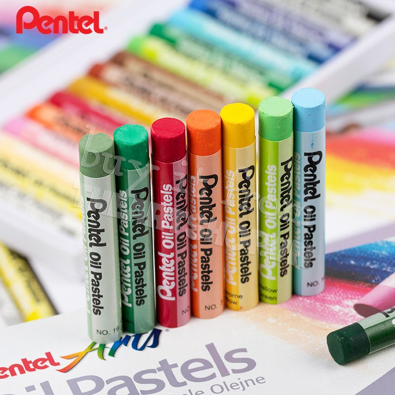 RẺ NHẤT SÀN - Sáp dầu Pentel 50 màu PHN50 - Sáp tô mầu Nhật, phấn dầu, sáp mầu Pentel - Loki Kids