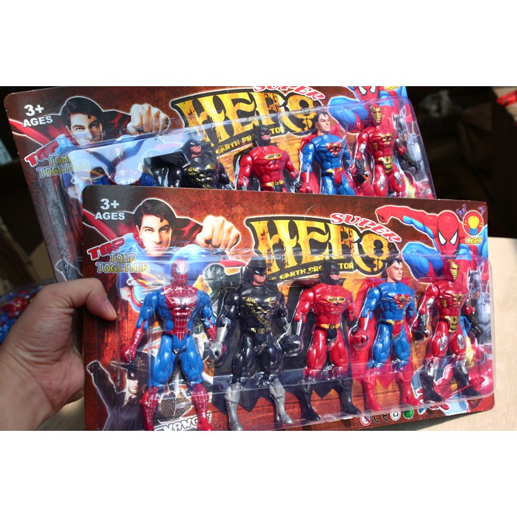 Set 5 mô hình siêu hùng cho bé