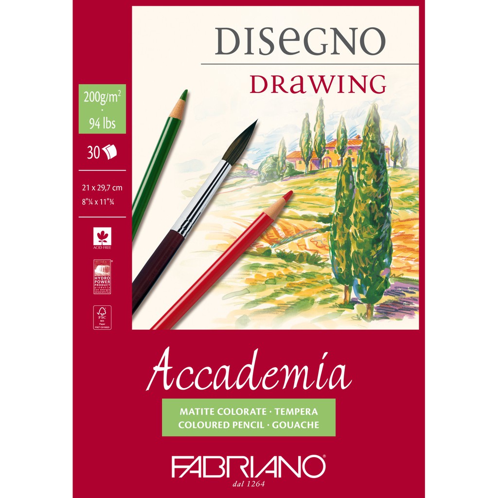 Sổ drawing Accademia Disegno / Sketch Accademia Schizzi