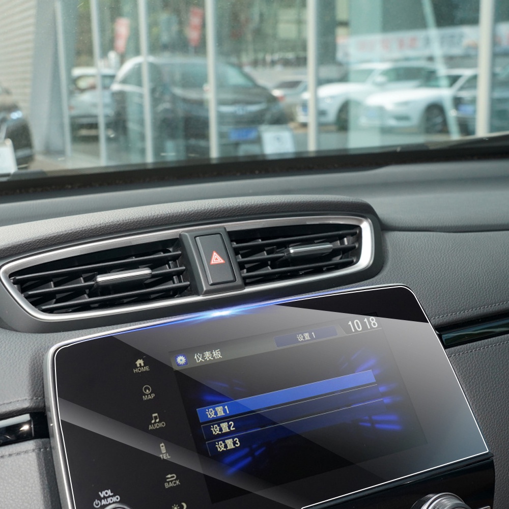 Phim Kính Cường Lực Dán Màn Hình LCD Định Vị GPS Cho Honda CR-V CRV 5th 2017-2020