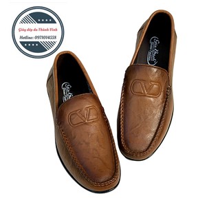 GIÀY LƯỜI NAM, GIÀY MỌI NAM THÀNH VINH, DA THẬT BẢO HÀNH 12 THÁNG