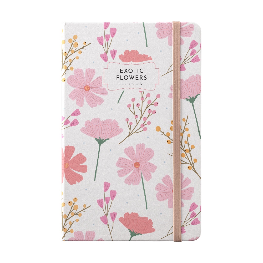 Sổ tay bìa da cao cấp Flower A5 Limited Edition giấy 100GSM (Chấm/Caro/Kẻ ngang/Trơn)