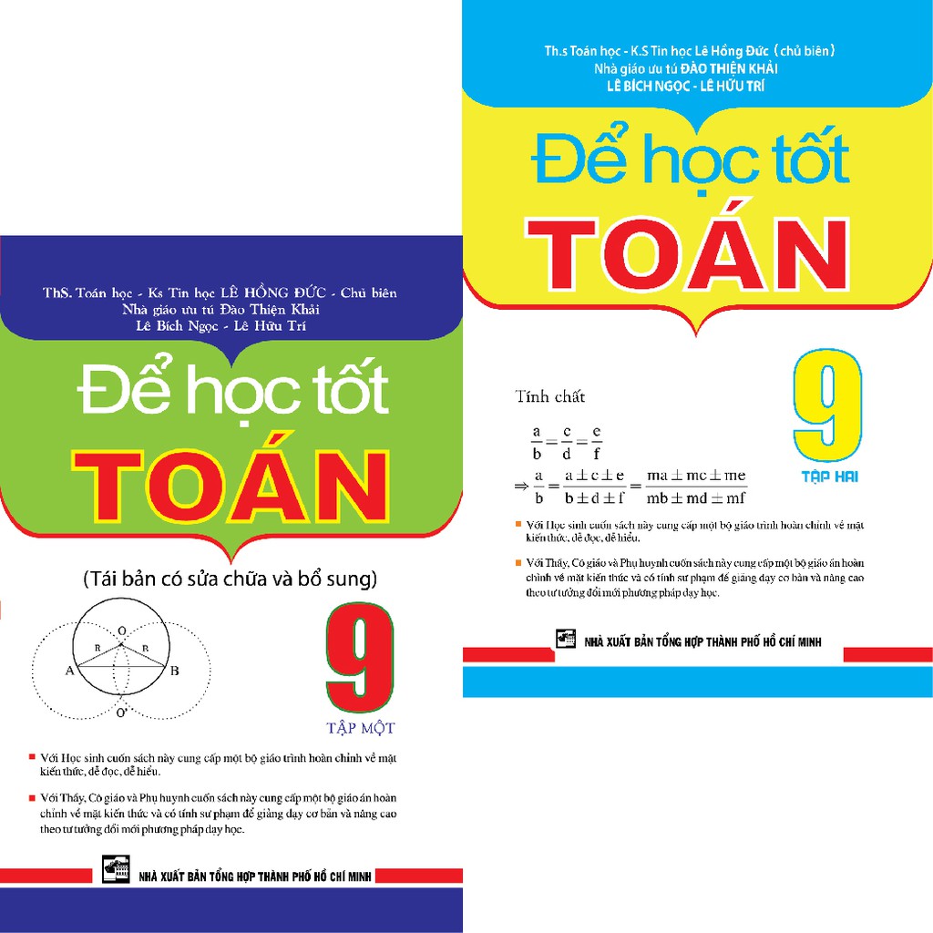 Sách - Combo Để Học Tốt Toán 9