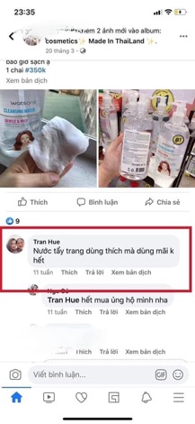 Nước tẩy trang Watson