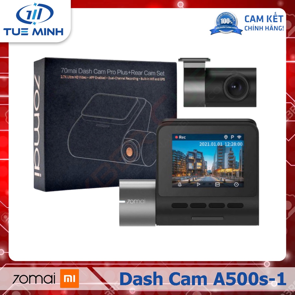 Camera hành trình 70mai Dash Cam Pro Plus+ A500s -1 - Phiên bản Quốc tế | BigBuy360 - bigbuy360.vn