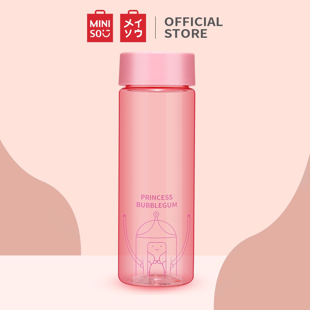 Miniso Bình Nước Nhựa 540ml In Hoạt Hình Adventure Time