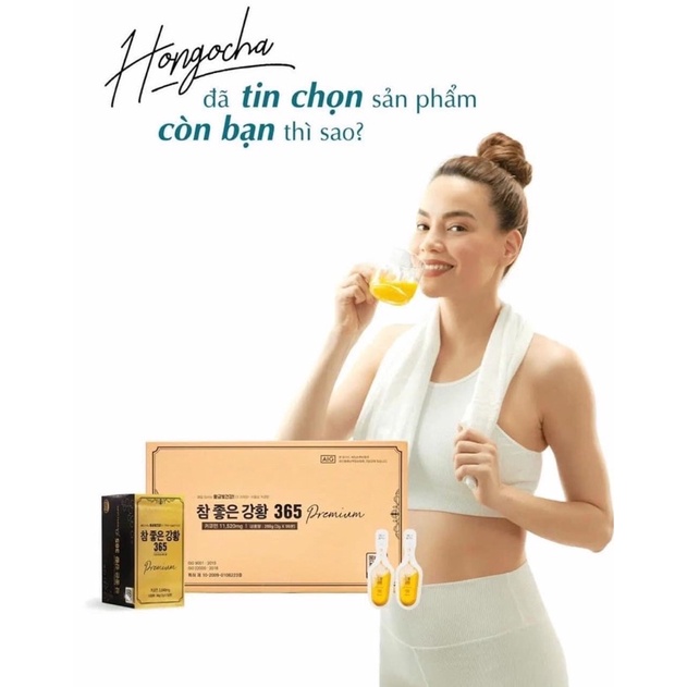Nghệ Nano dạng nước 365 Thạch xoài 30 tép đẹp da đẹp dáng chính hãng
