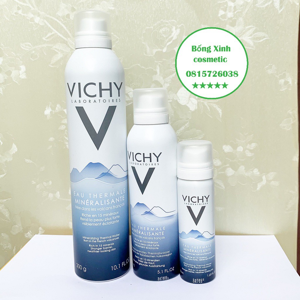 Xịt khoáng dưỡng da Vichy Mineralizing Thermal Water 50-150-300ml