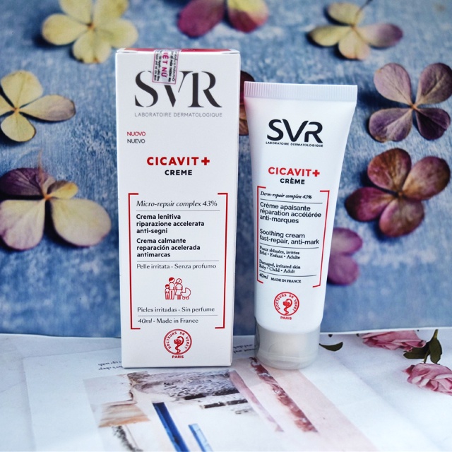 Kem dưỡng và làm dịu da dành cho da nứt nẻ, mẫn đỏ SVR CICAVIT+ Crème 40ml