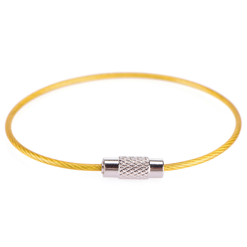 Set 10 móc khóa bằng thép không gỉ đa năng tiện dụng tiện lợi