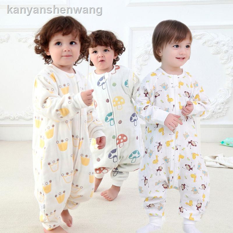 Túi Ngủ Vải Cotton Ba Lớp Thoáng Mát Mùa Hè Dành Cho Trẻ 1 Tuổi