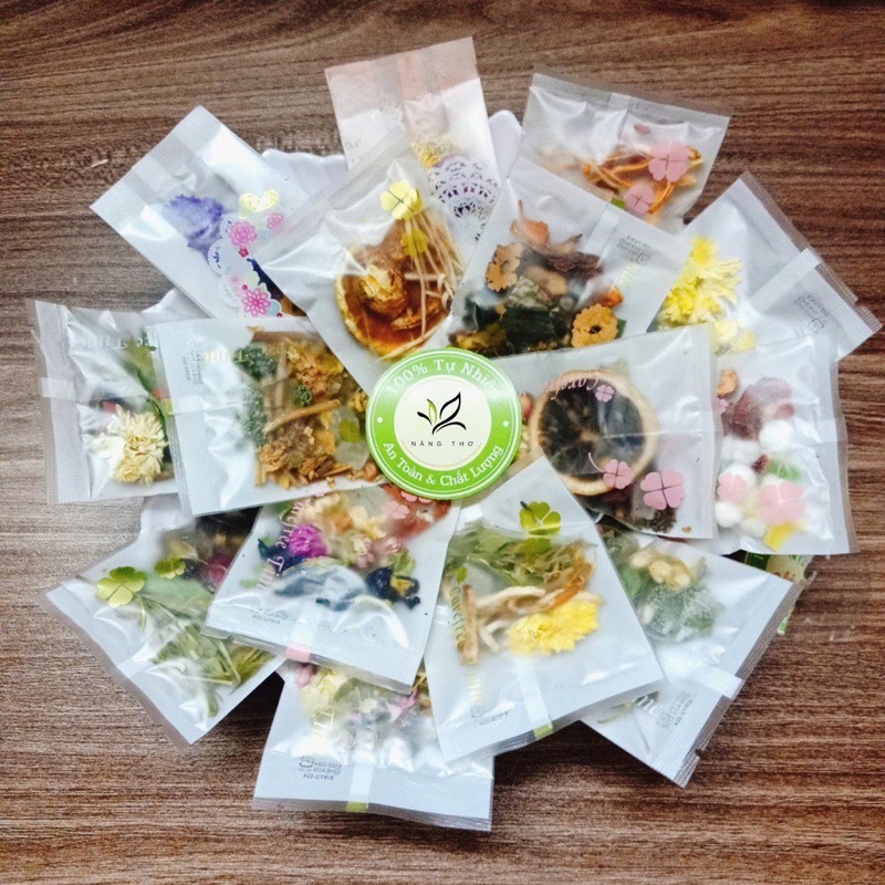 Trà Dưỡng Nhan An Thần Bạch Cúc Hạ Thảo 7 vị- Trà Giảm Cân - Trà Detox T37