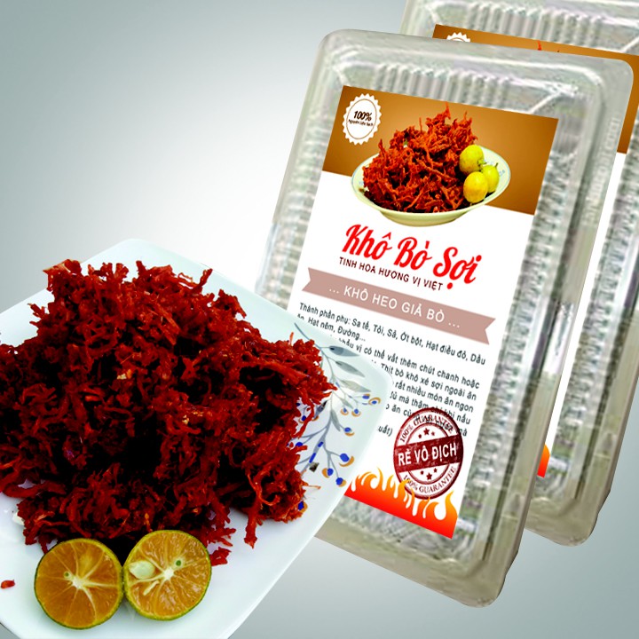 0.5Kg KHÔ HEO GIÃ BÒ