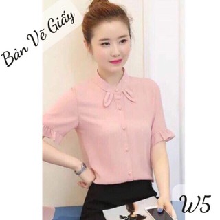 W5 bản vẽ rập giấy tự may áo nữ