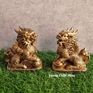 Cặp Tỳ Hưu mẫu sơn giả đồng cao cấp