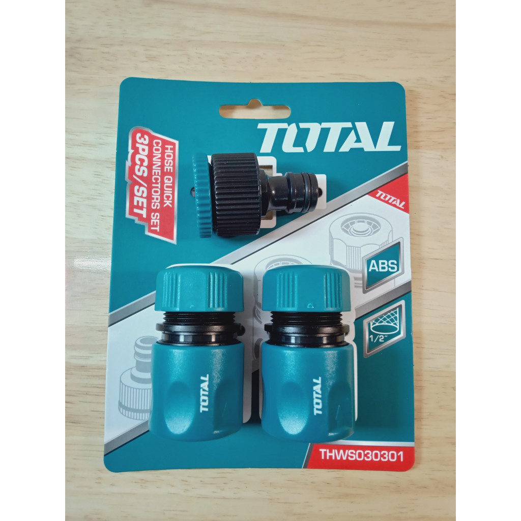 Bộ 3 Khớp Nối ống nước máy xịt rửa Total THWS030301 | Shopee Việt Nam