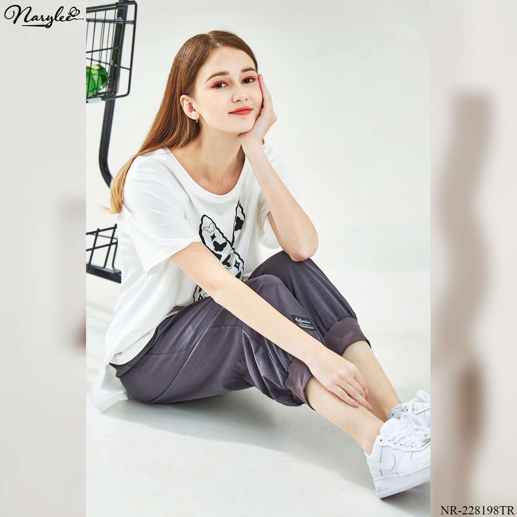 Đồ bộ mặc nhà nữ cao cấp Narylee áo cộc quần lửng chất cotton nhập khẩu mềm mịn chống tia UV kháng khuẩn mã NR228198