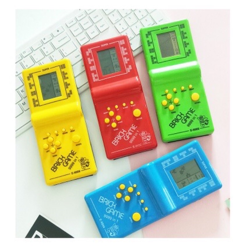 [TẶNG PIN] Đồ chơi máy bấm điện tử xếp gạch, xếp hình cho bé