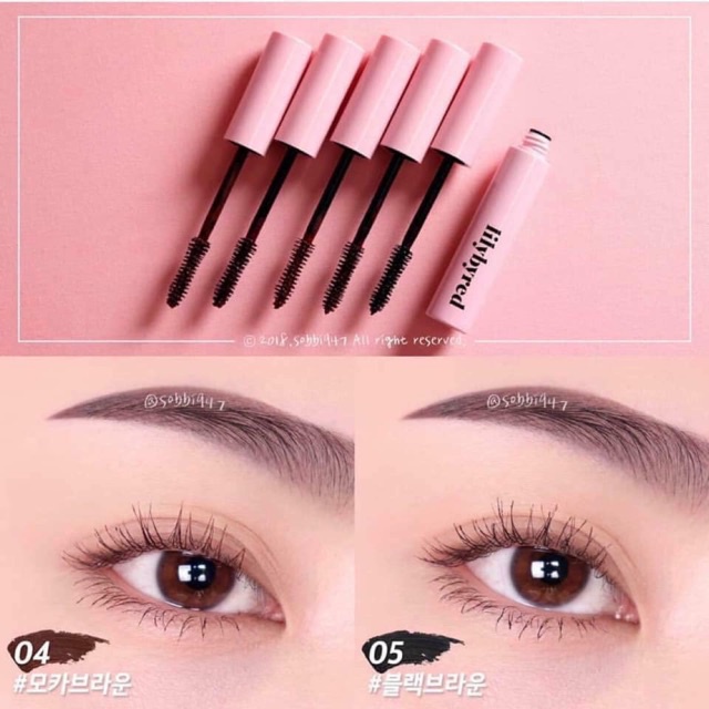Mascara Siêu Mảnh, Dài và Chống Trôi Lilybyred am9 to pm9 Survival Colorcara 6g