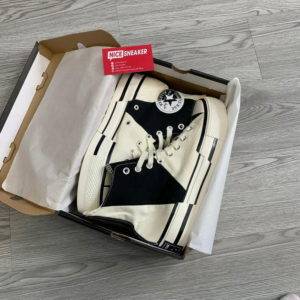 Giày Converse Chuck 70 Plus White Black , Giày Thể Thao Cv Trắng Đen Full Box - NICE SNEAKER | Chất lượng siêu cấp.