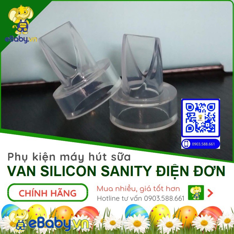 Van một chiều dùng cho máy hút sữa Sanity đơn - linh phụ kiện van chân không Sanity