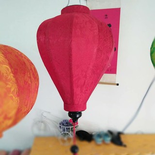Đèn lồng Hội An CỦ TỎI  30cm trang trí nhà, cửa hàng