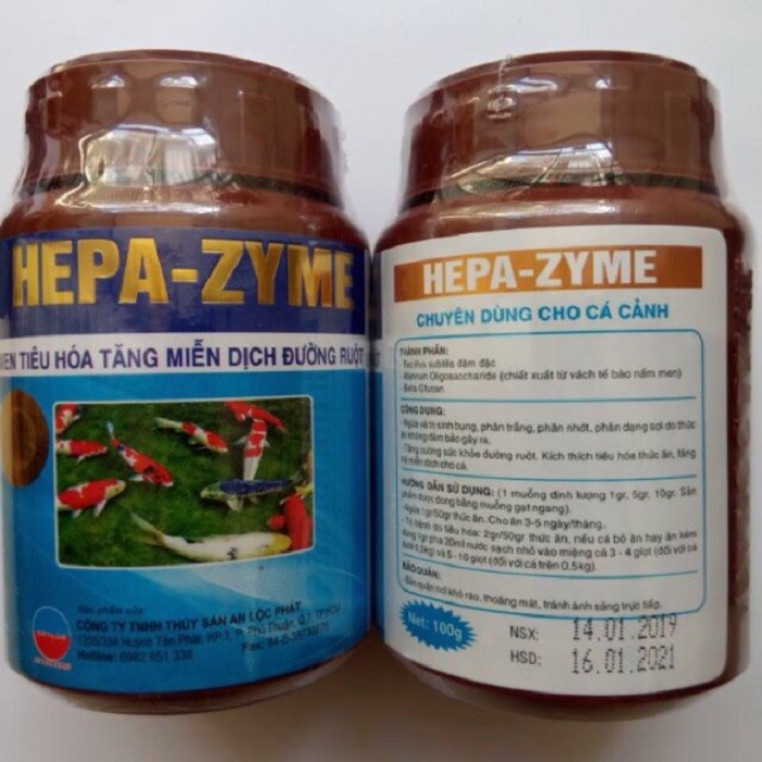 Men tiêu hóa cho cá Koi HEPA-ZYME