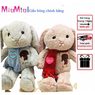 Thỏ Nhồi Bông Tai Dài Chất Lượng Cao - TB49