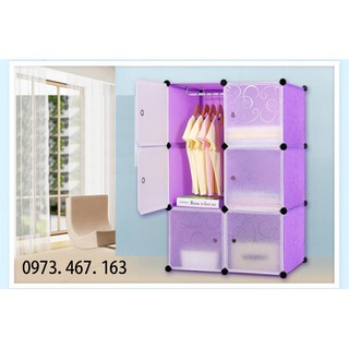 Tủ nhựa lắp ráp 6 ngăn