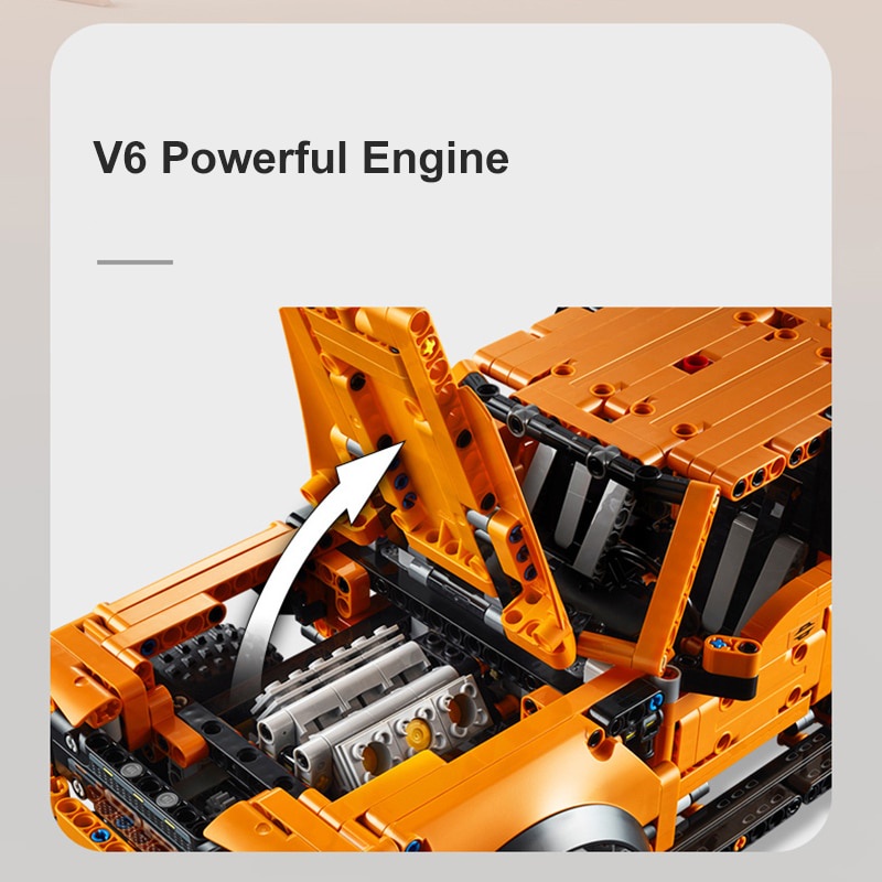 Đồ chơi giáo dục Lắp Ráp mô hình 55355 1379PCS Technical Ford Raptors 42126 F-150 Pickup Truck Car