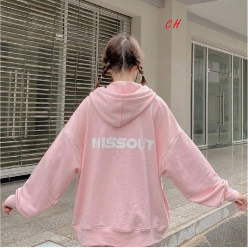 ÁO KHOÁC HOODIE NỈ IN CHỮ cực trend, cực HOT