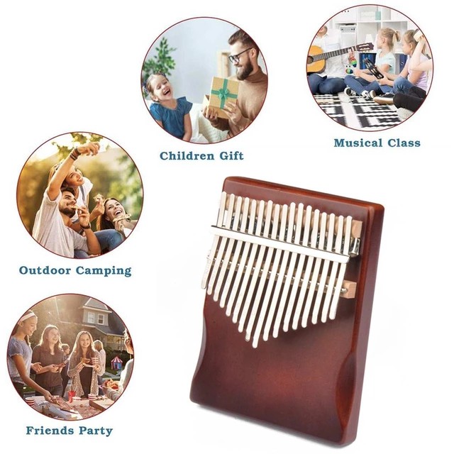 [Shopee trợ giá] Đàn kalimba 17 phím gỗ nguyên khối tặng stick màu CÓ SẴN- giao TP.HCM 2H LEVEL 2