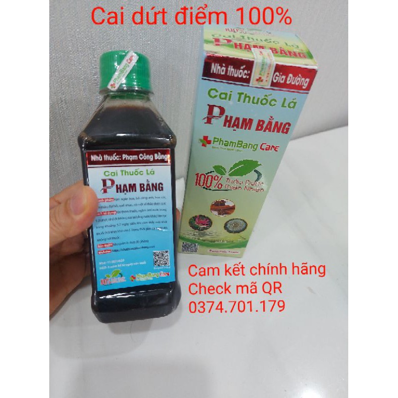 Cai thuốc lá chỉ sau 3-5 ngày _Chính hãng Phạm Bằng mẫu mới _ check mã QR