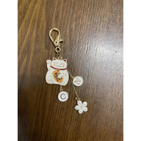 Móc khoá mèo thần tài treo túi / chìa khoá / treo xe hơi