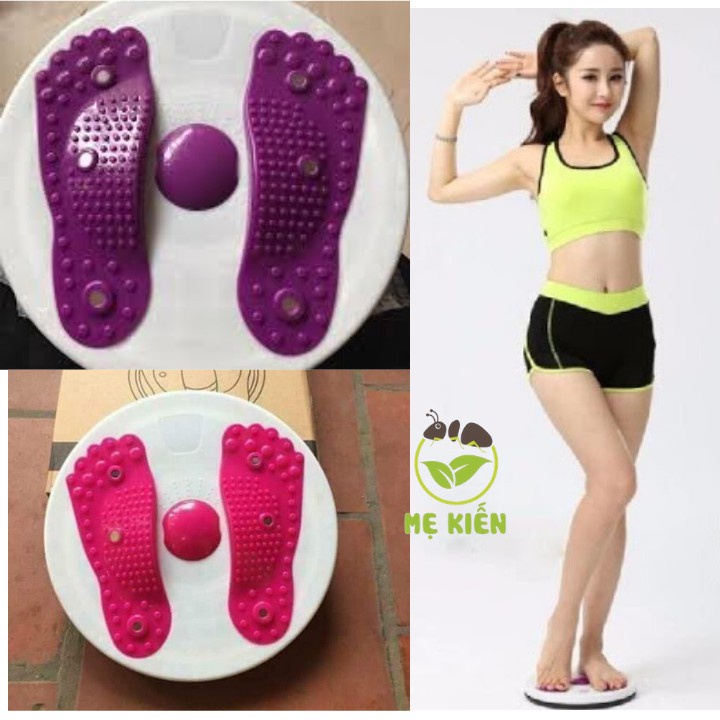 Bàn xoay eo 360 độ tập thể dục giảm cân tại nhà tiện lợi, bàn xoay eo tập bụng
